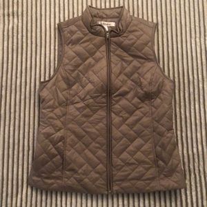 Taupe Puffy Vest